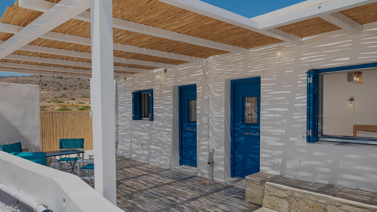 Pigados Rooms Accommodation by the sea at Prassa Beach, Kimolos, Cyclades  - Greece
